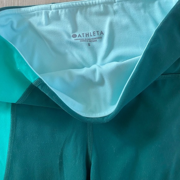 Athleta Elation Asym 7/8” Colorblock Leggings - Picture 8 of 10